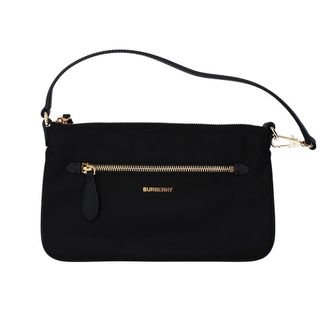 Burberry Womens Pouch Shoulder Bag - Black - One Size