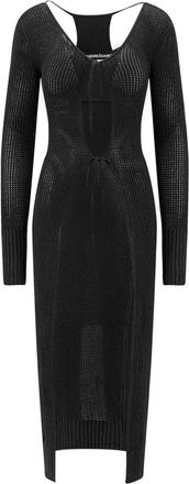 ADĀMO Andrea Adamo Knitted Kleedjes - Dames - Kleedjes - Zwart - M - Polyester - Kleedjes