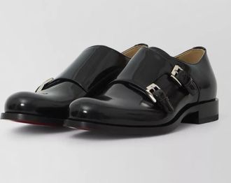Christian Louboutin leather monk shoes