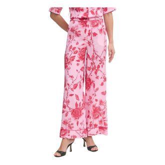 Fracomina Broeken, Dames, Veelkleurig, XS, Katoen, Wijde broek