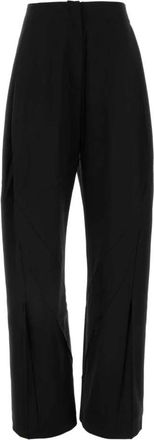 Kiko Kostadinov Venari Trouser - Dames - Straight fit broeken - Zwart - M - Wol - Broeken