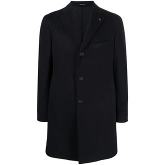 Tagliatore Single-breasted Cashmere Coat