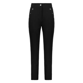 Moschino Cropped Trousers, female, Black, Size: 2XS Classic Trousers