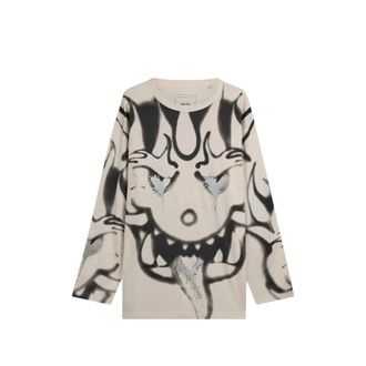 Yohji Yamamoto Chito Graphic Long Sleeve Tee