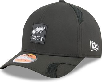 New Era Mens Black Philadelphia Eagles 2025 Sideline M-Crown 9FORTY Adjustable Hat