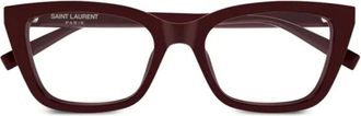 Saint Laurent Glasses, female, Red, Size: 53 MM Eyeglasses