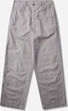 Visvim Men s Broader Chino DMGD Grey