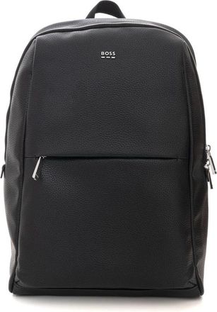 HUGO BOSS Ray Rugzak - Heren - Rugzakken - Zwart - ONE Size - Leer - Tassen
