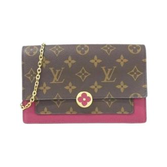 Louis Vuitton Pre-owned Cross Body Bags, female, Brown, Size: ONE SIZE Pre-owned Chain Shoulder Wallet