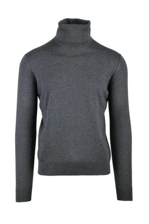 Alpha Studio Turtleneck Sweater - Grey