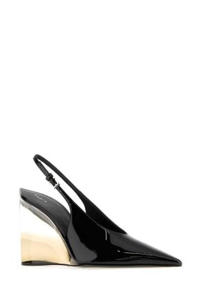 Alaia Womens Black Leather Pumps Noir Scarpe Con Tacco High Heel Shoes