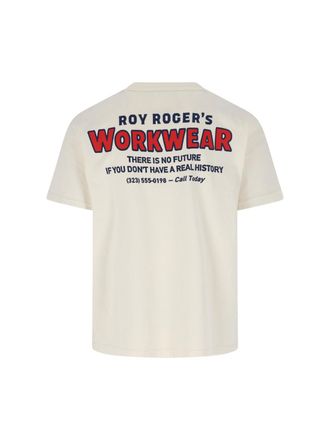 Roy Rogers Mens T-Shirts And Polos White Cotton