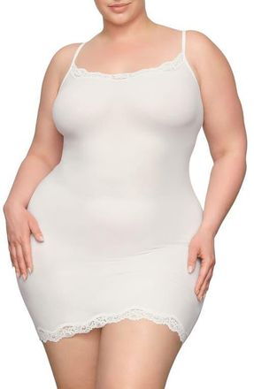 SKIMS Fits Everybody Lace Slipdress in Marble at Nordstrom, Size X-Large Regular