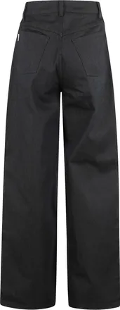 Remain Espresso Cocoon Denim Pants With Hidden Closure