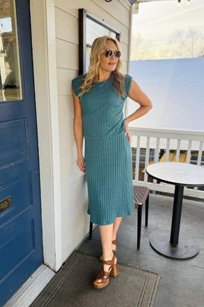 Michael Stars Shania Midi Skirt In Glaze