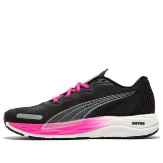 Puma (WMNS) PUMA Velocity Nitro 2 Fade Black Pink White 378527-03