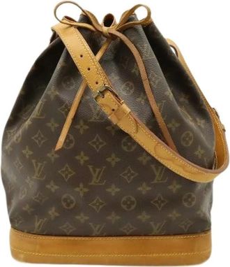 Louis Vuitton Pre-owned Bucket Bags, female, Brown, Size: ONE SIZE Pre-owned Vintage Canvas Bucket Bag