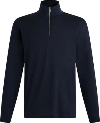 Fusalp Nerio Basislaag - Heren - Longsleeves - Blauw - L - Wol - Tops