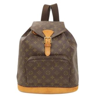 Louis Vuitton Pre-owned Backpacks, female, Brown, Size: ONE SIZE Pre-owned Vintage Backpack