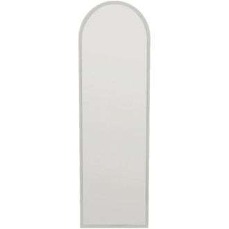 Dmora Espejito Dpolon, Espejo, Objeto De Decoraci&oacute;n De Pared, Decoraci&oacute;n De Espejo, 50x2h160 Cm, Blanco - Dmora