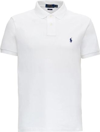 Polo Ralph Lauren Custom Fit Polo Shirt - Heren - Polos - Wit - 2XL - Katoen - Tops