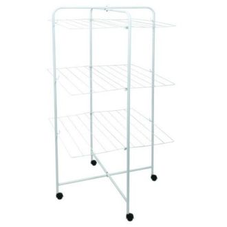 MSV Tendedero Torre 3 Niveles 23m Acero Blanco Msv