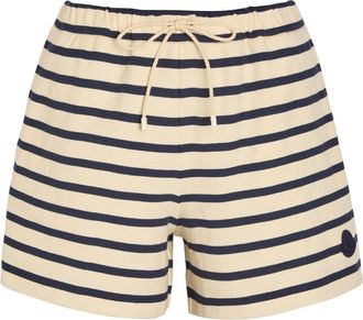 Moncler Striped Cotton Shorts - Beige - XS (UK 8 / XS)