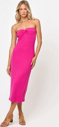 L*Space Lisette Midi Dress In Bougainvillea