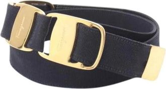 Ferragamo Pre-owned Standard Riem - Dames - Vintage Accessoires - Blauw - ONE Size - Vintage
