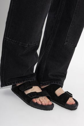 Birkenstock Arizona Slides, Womens, Black