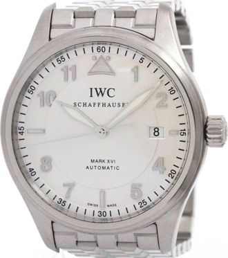 IWC Iwc Pilot Watch Stainless Steel Wristwatch (Pre-Owned)
