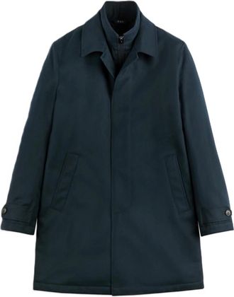 Fay Morning Db Front - - Coats - Uomo - Blu - M