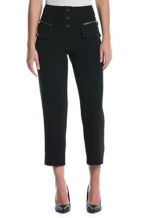 Shelli Segal Tapered Cargo Pants in Black at Nordstrom Rack, Size 10