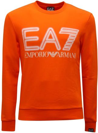 Armani Sweatshirts, male, Orange, Size: 3XL 3Dpm63 Pjshz Sweatshirt
