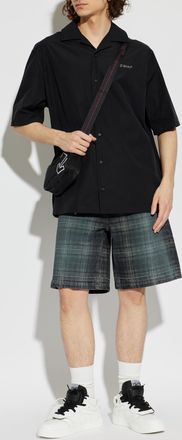 Off-white Short-sleeve Shirt, Mens, Black