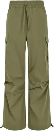 P.A.R.O.S.H. P.a.r.o.s.h., Broeken, Dames, Groen, M, Groene Ninja Stoffen Broek met Koord