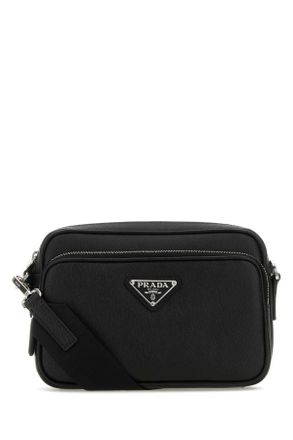 Prada Black Leather Crossbody Bag