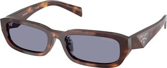 Prada PR B06SF Asian Fit 15W03N Womens Sunglasses Tortoiseshell Size 55