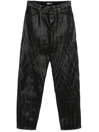 MUGLER Jeans cerati - Nero