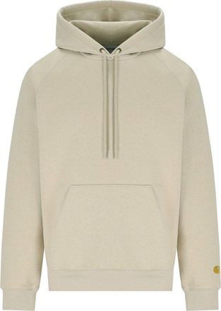 Carhartt Work in Progress FELPA CON CAPPUCCIO CHASE FLEUR DE SEL CARHARTT WIP