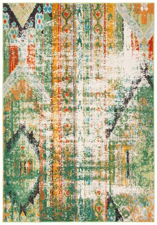 Safavieh Alfombra verde/naranja 183 x 274 cm