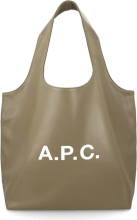 A.P.C. Neutrals Ninon Matte Finish Polyurethane Tote Bag