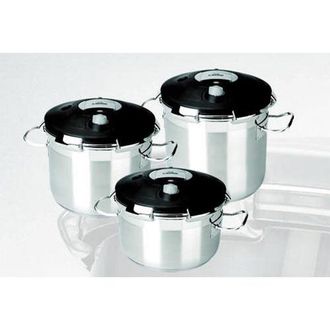 Lacor Olla A Presi&oacute;n Lacor Chef Luxe 50818 Acero Inoxidable 18 Litros