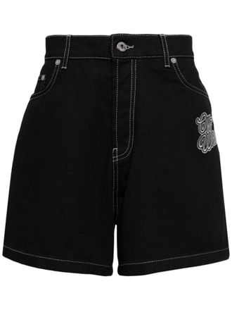 Off-white Black Logo Bermuda Shorts