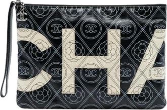Chanel Pre-owned Clutches, female, Black, Size: ONE SIZE Pre-owned Vintage Clutch