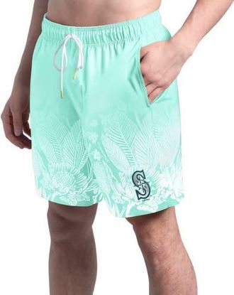 Margaritaville Mens Margaritaville Mint Seattle Mariners Lagoon Fiesta Swim Shorts at Nordstrom, Size Xx-Large