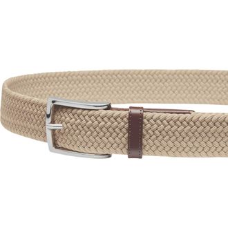 CHARLES TYRWHITT Casual Stretch Belt in Stone at Nordstrom, Size 40