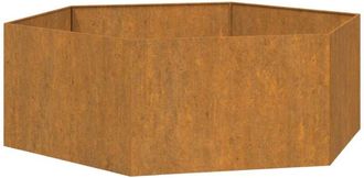 vidaXL Jardinera De Acero Corten Oxidado 138x120x45 Cm Vidaxl