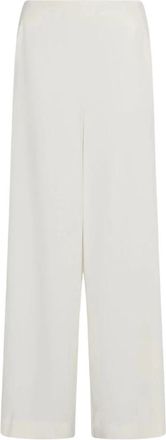 Marella Wide Broeken - Dames - Wijde Broeken - Wit - L - Broeken