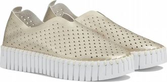 Ilse Jacobsen Womens Tulip U 0010 Slip On Sneaker In Platin